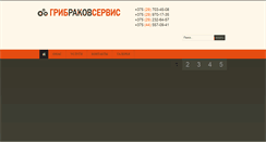 Desktop Screenshot of gribrakovservice.by